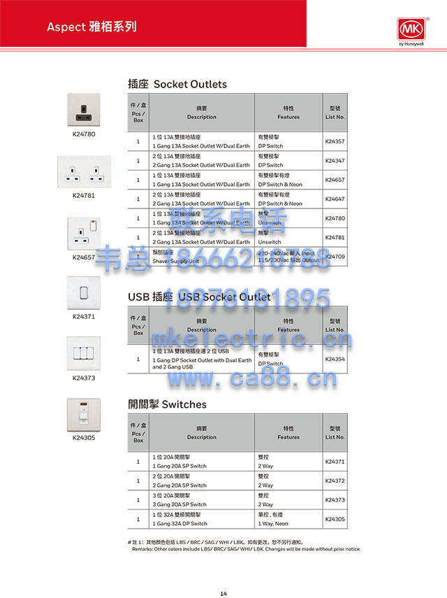 MKAspect ŖϵK24357/K24354/K24371/ͨ/绰/հK24184/K5820/K24333/سK4893/K4890